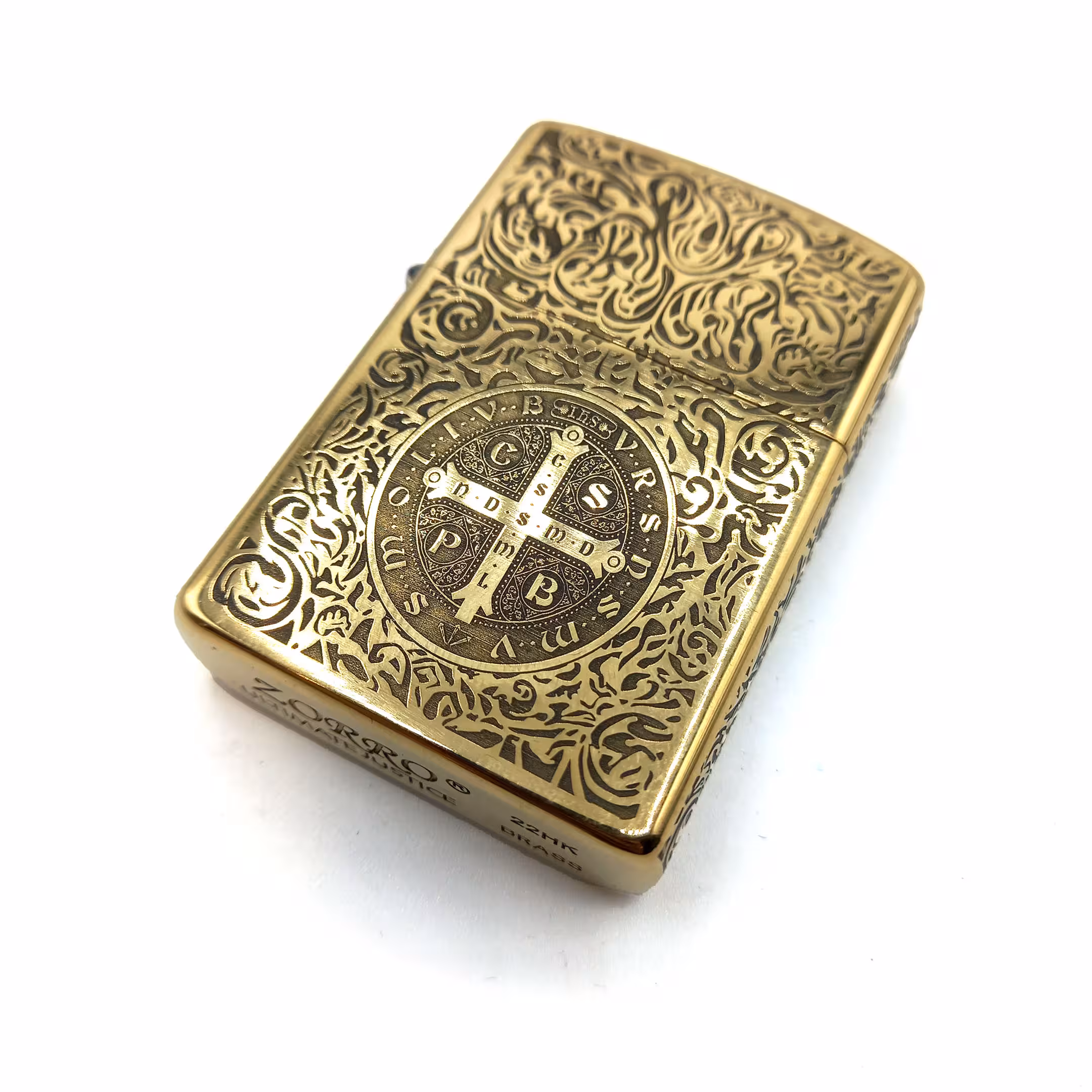 فندک بنزینی زورو طلایی طرح کنستانتین کد L130017