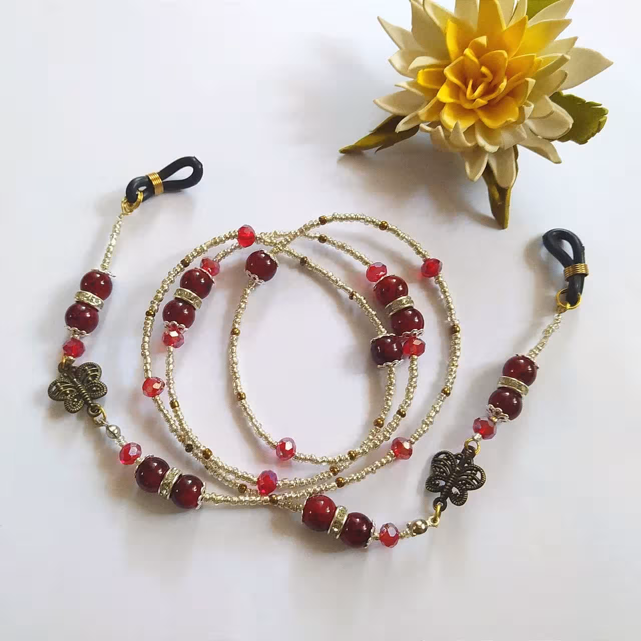 بند عینک شیک زنانه و دخترانه مناسب برای عینک های آفتابی و طبی 