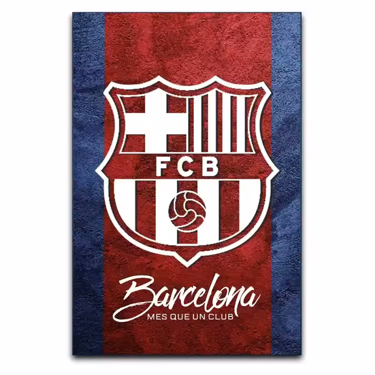 تابلو طرح پرچم بارسلونا