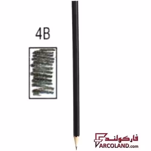 مداد طراحی 4B مشکی