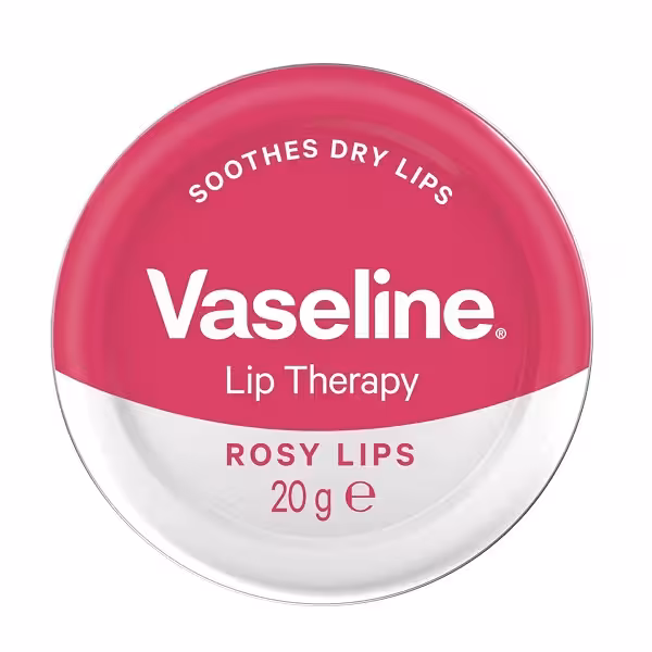 بالم لب وازلین vaseline اصل مدل Rosy Lips وزن 20 گرم | ترمیم کننده قوی و درخشان کننده لب