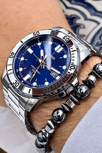 ساعت مچی مردانه کاسیو casio اورجینال مدل MTP-VD01D-2EVUDF