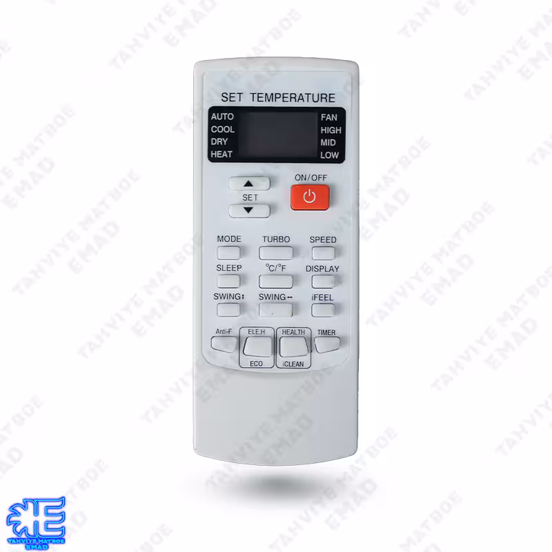 ریموت کنترل کولرگازی جنرال GENERAL