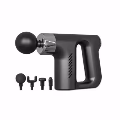 ماساژور شارژی تفنگی Massage Gun مدل KH-740 - مشکی