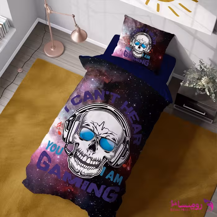 قیمت و خرید روتختی طرح اسکلت یک نفره برند دکو کد Bd849