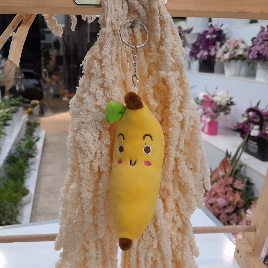 عروسک سرکلیدی موز خندان