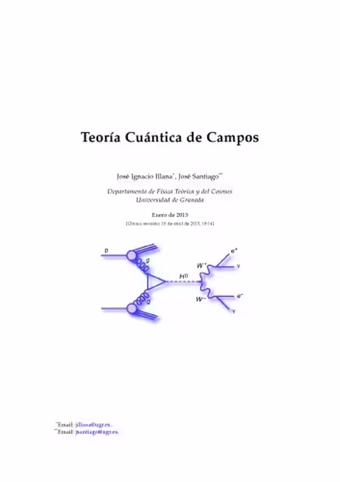 خرید و دانلود نسخه کامل کتاب Teoría cuántica de campos