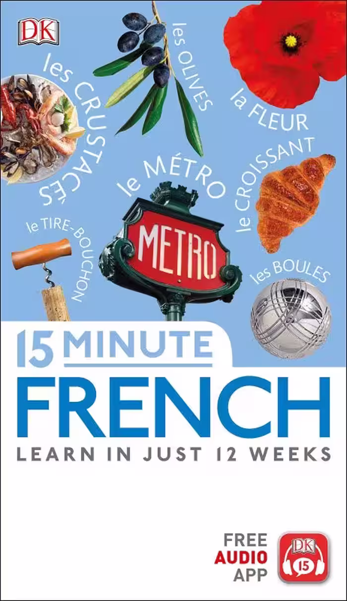کتاب آموزش فرانسه در 15 دقیقه 15Minute French