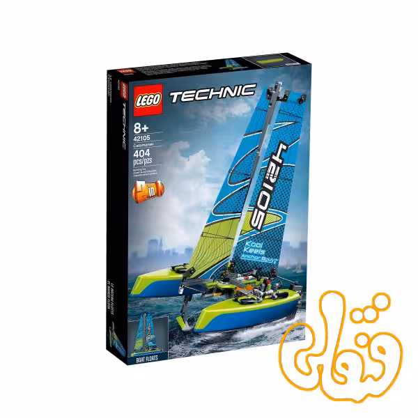 ساختنی لگو تکنیک قایق کاتاماران Lego Technic Catamaran 42105