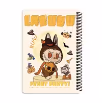 دفتر مشق 100 برگ حاشیه دار لانگو طرح لبوبو 1