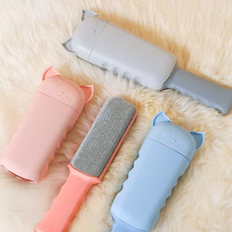 پرزگیر موی سگ و گربه مغناطیسی طرح گربه – مناسب لباس و مبل