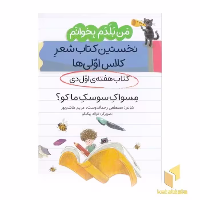 کتاب 'من بلدم بخوانم - کتاب اول دی: مسواک سوسک ماکو؟' اثر مصطفی رحماندوست و مریم هاشم پور، نشر پیدایش