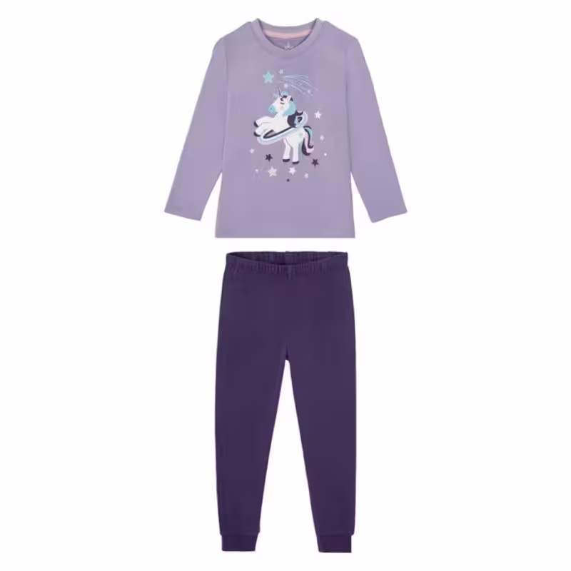 ست بلوز آستین بلند و شلوار  لوپیلو آلمان طرح یونیکورن