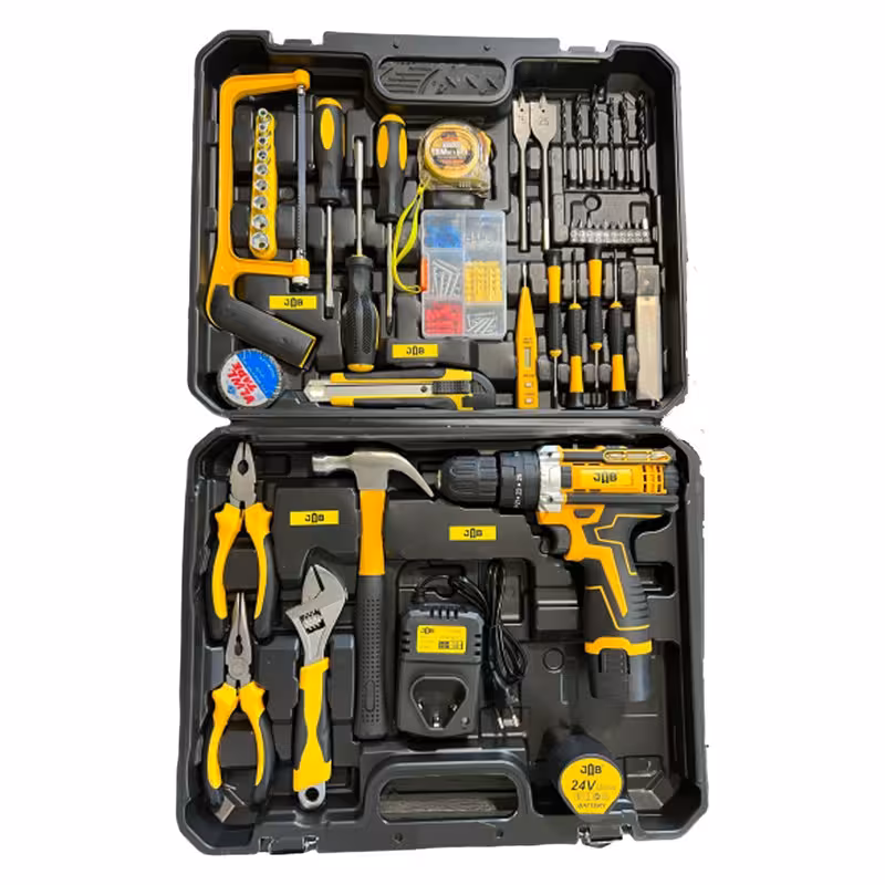 مجموعه 150 عددی دریل پیچ گوشتی شارژی جاب مدل JBE-5000 SE | کالا مکس