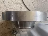 فلنج گلودار 6 اینچ  استنلس استیل ریس فیس  رده 40 کلاس 600  از جنس   A SA182/F 304 فابریک