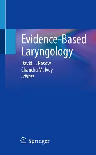 خرید و دانلود نسخه کامل کتاب Evidence-Based Laryngology