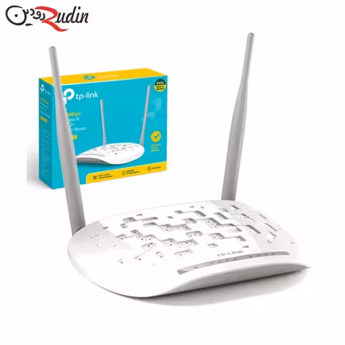 مودم روتر ADSL2 Plus بی‌سیم N300 تی پی-لینک مدل TD-W8961N