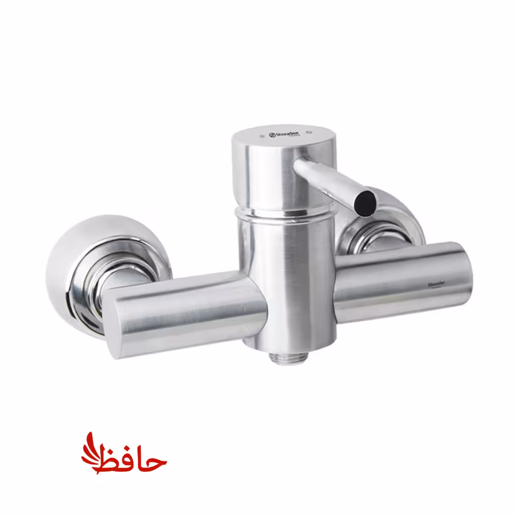 شیر توالت شودر مدل موناکو پلاس کروم مات