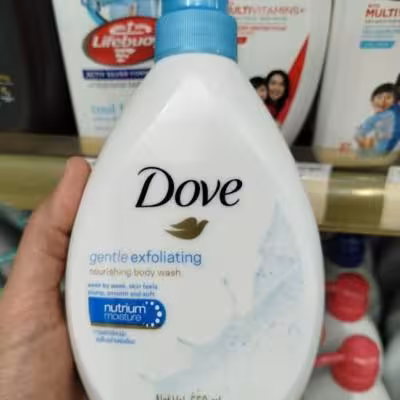 شامپو بدن داو Dove مدل gentle exfoliating لایه برداری ملایم پوست