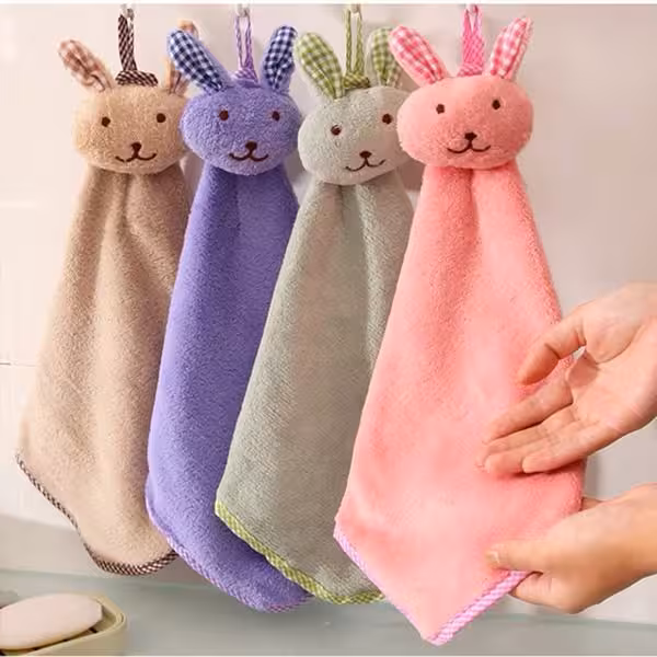 حوله بچگانه تزیینی طرح خرگوش Cute Bunny kids Towel