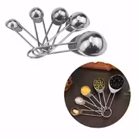 قاشق 5 عددی مندرج استیل