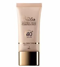 کرم ضد آفتاب مدیسان سری All Skin شماره 0 مدلUltra Light Beige