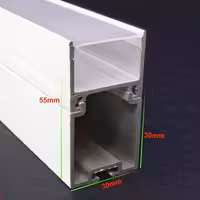 پروفیل لاین نوری کد B28 مشکی و سفید  چراغ خطی لاینر.(ارسال با باربری و هزینه ارسال بصورت پس کرایه میباشد)