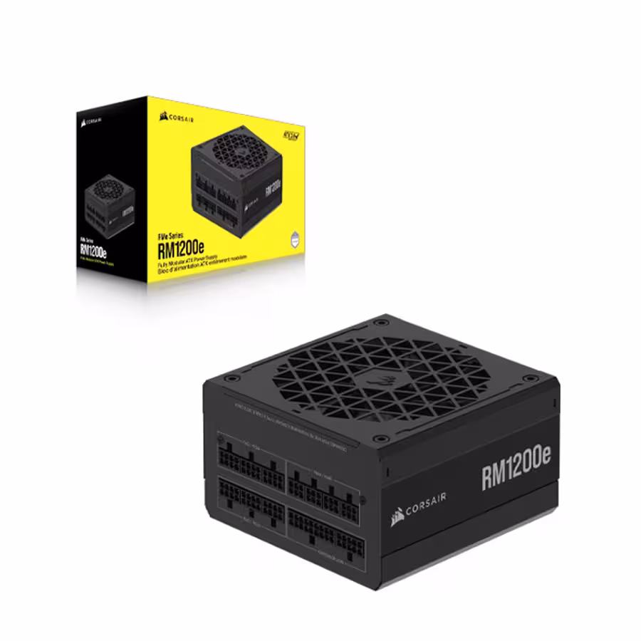 قیمت و خرید پاور کامپیوتر 1200 وات تمام ماژولار کورسیر مدل RM1200e GOLD ATX 3.1 | یاس ارتباط