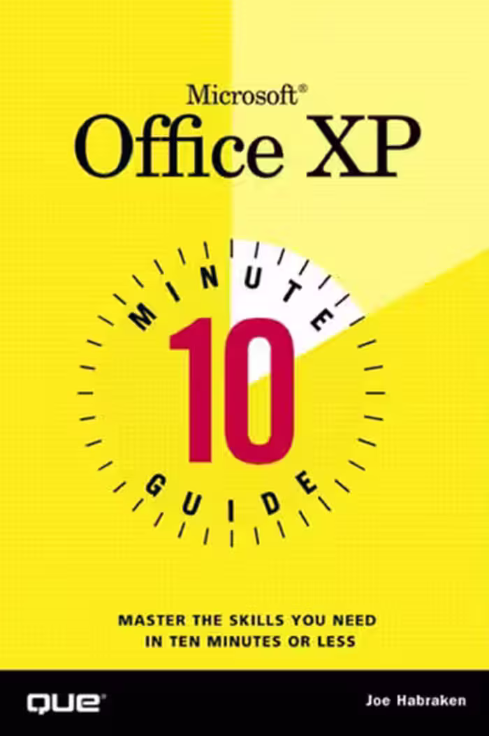 خرید و دانلود نسخه کامل کتاب 10 Minute Guide to Microsoft Office XP