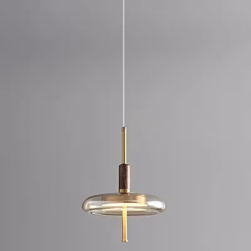 لوستر آویز مدرن مدل Brass Pendant کد P106