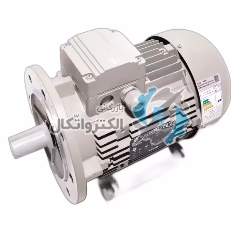 الکتروموتور 1.5 کیلووات (2 اسب) 2800 دور الکتروژن فلنجدار B35