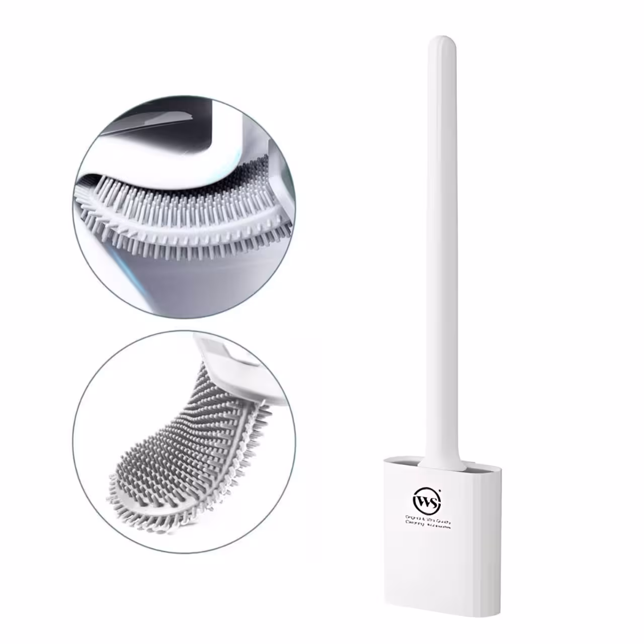 برس توالت شوی سیلیکونی فرنگی مدل WS-113M