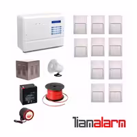 پکیج دزدگیر اماکن باسیم مدل فایروال سیم کارتی و تلفنی F10F10