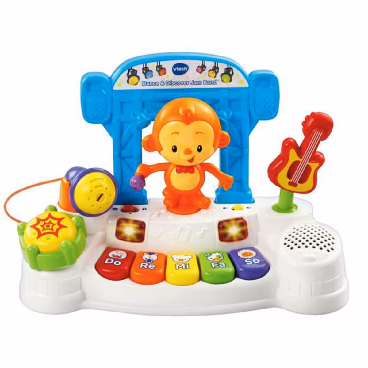 بازی آموزشی وی تک طرح میمون مدل پیانو موزیکال کد 145703