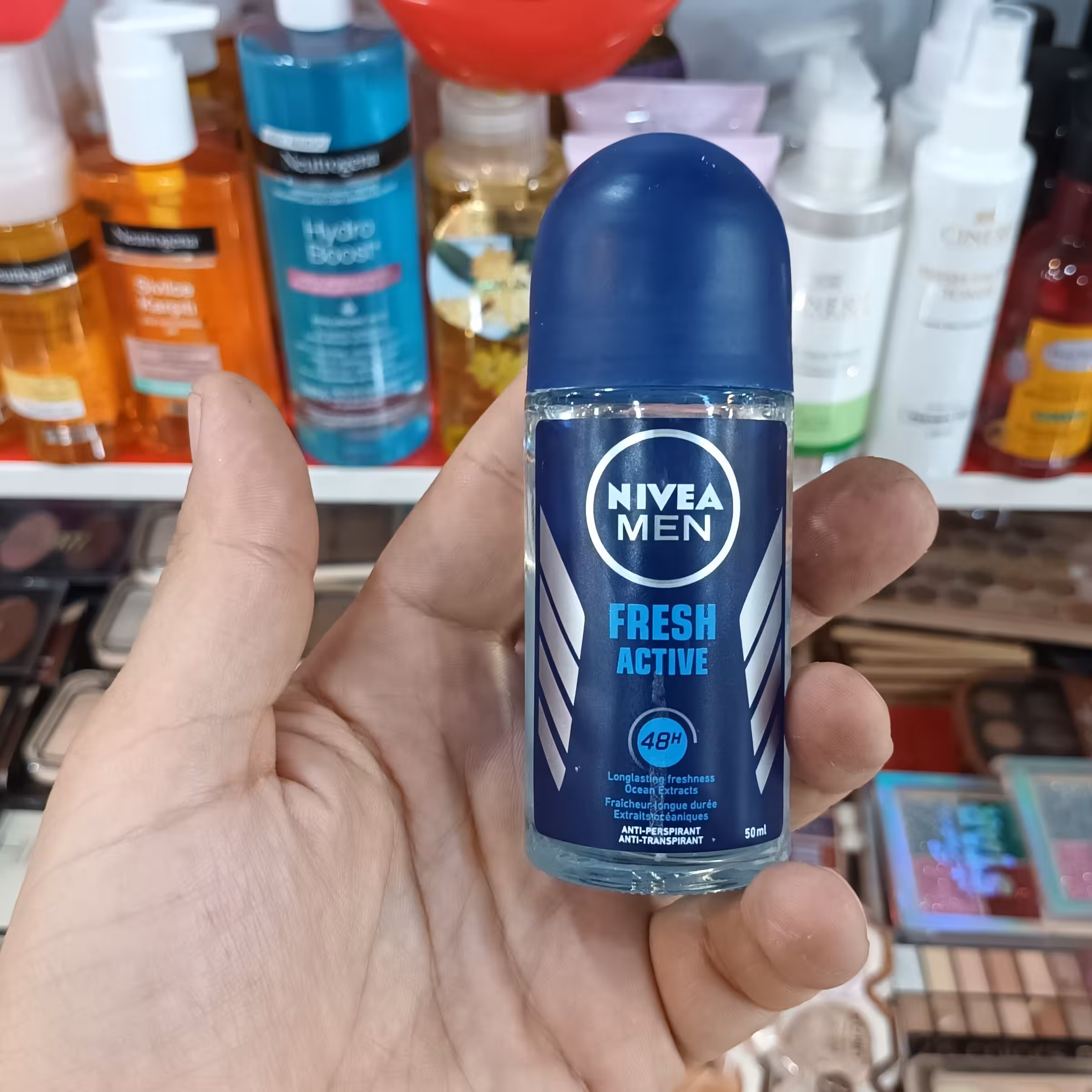 مام رول ضد تعریق مردانه نیوآ مدل Fresh Active حجم 50 میلی لیتر