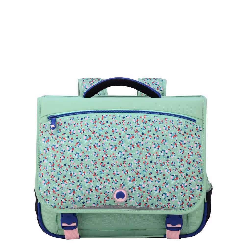 کیف مدرسه ای دلسی مدل سبز گلها