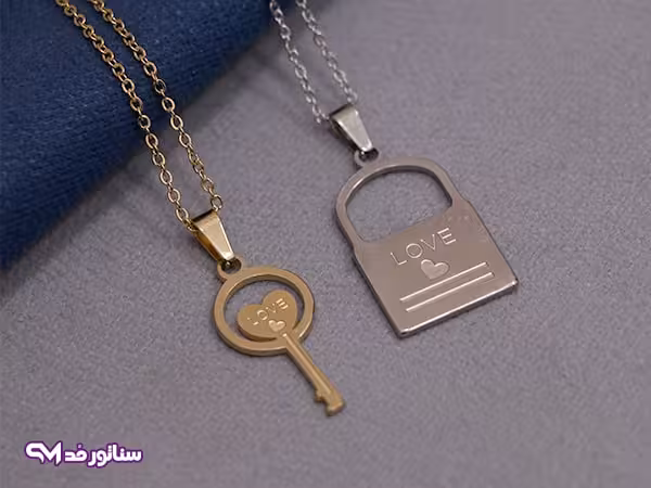 گردنبند ست قفل و کلید SG2095