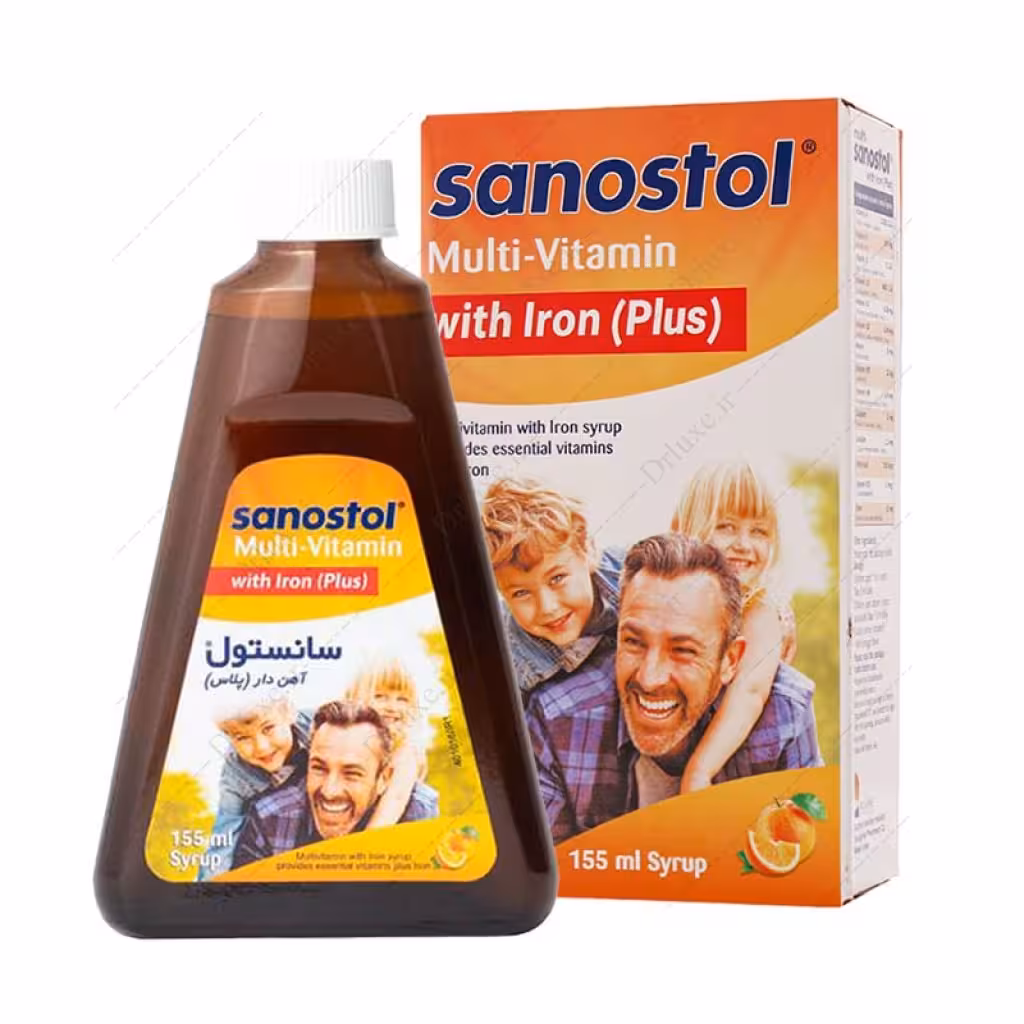 سانستول شربت، شربت مولتی سانستول آهن دار (پلاس)155 میلی لیتر