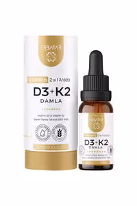 قطره ویتامین D3 K2 برند Erbatab - حجم 20 ml
