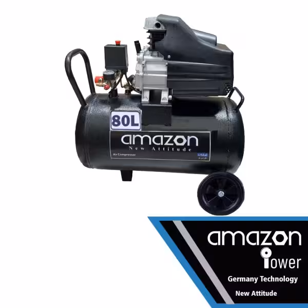 کمپرسور باد روغنی 50 لیتری آمازون مدل AC-50