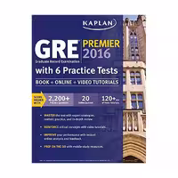 کتاب Kaplan GRE Premier 2016 برای آزمون Gre