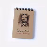 دفترچه کرافت LUCINANO PAVAROTTI همیشه