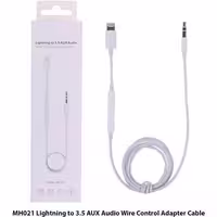 کابل تبدیل لایتنینگ به جک 3.5 AUX Audio مدل MH021 به طول 1 متر