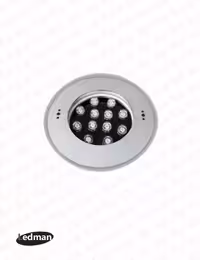 چراغ استخری توکار 24 وات استیل ضدآب و ضد اسید لدمان