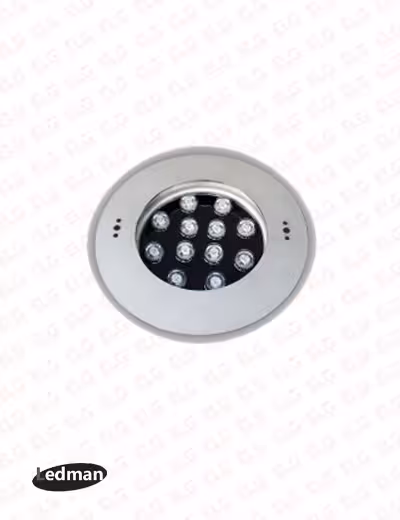 چراغ استخری توکار 24 وات استیل ضدآب و ضد اسید لدمان