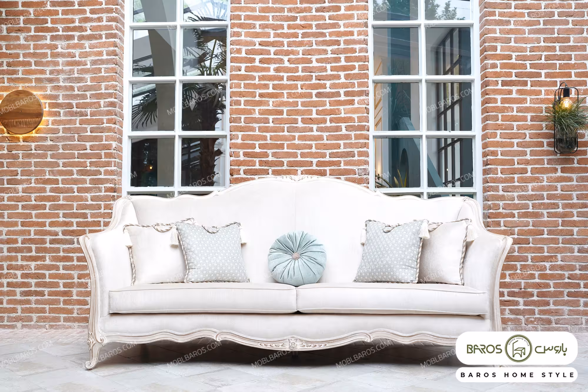 کاناپه سه نفره کلاسیک ساوین طرح جدید