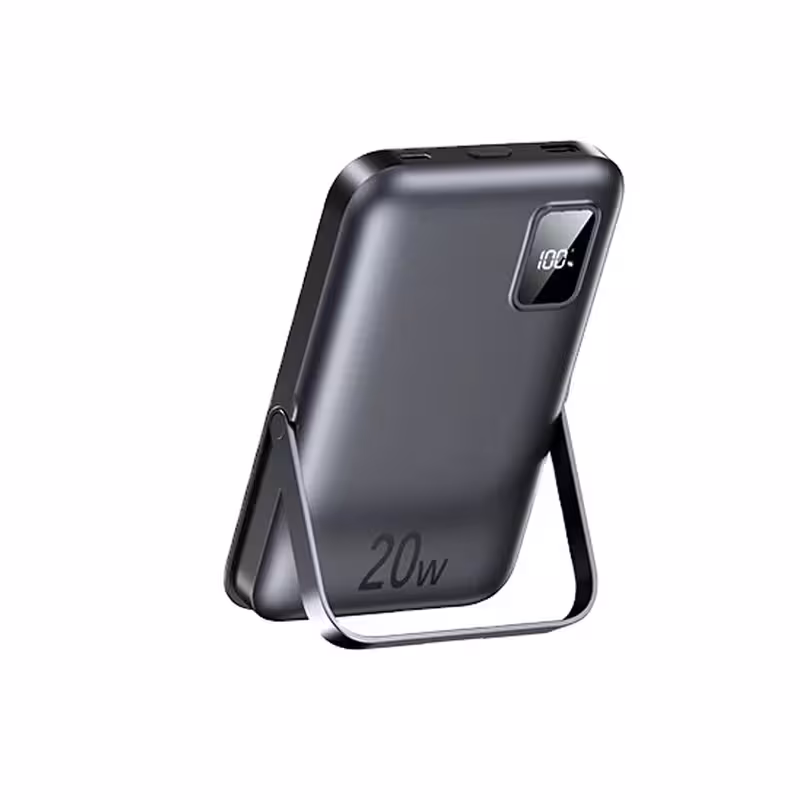 پاور بانک ریمکس مدل مگنتیک وایرلس RPP-695 ظرفیت 10000 میلی آمپر ساعت | کالا مکس