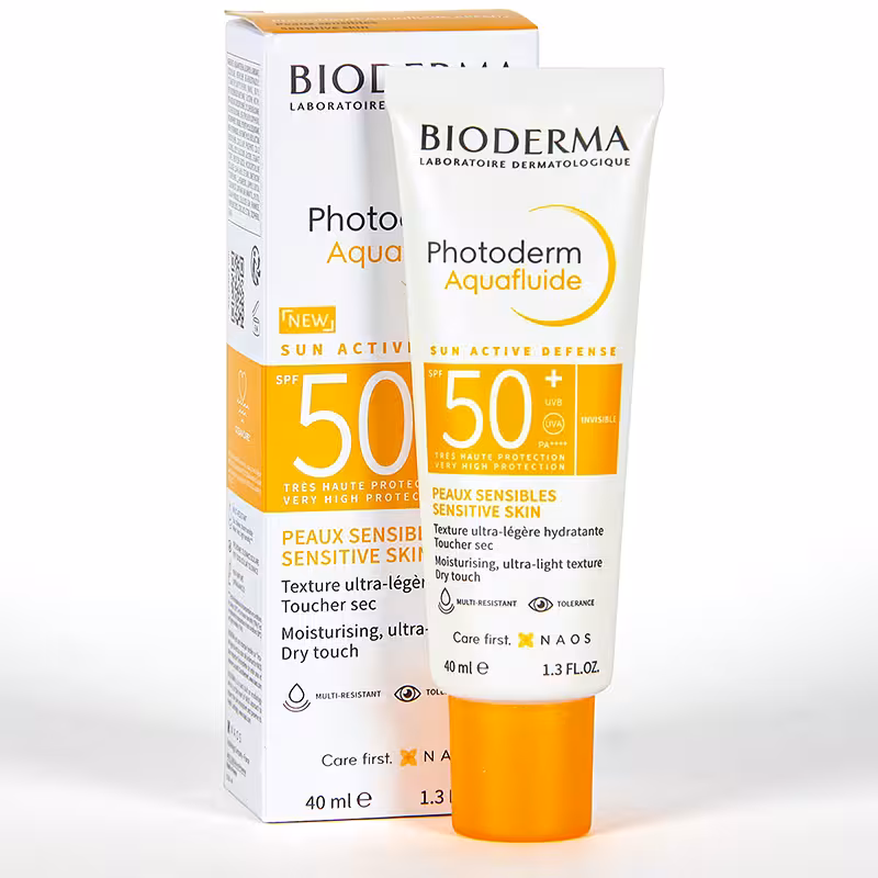 کرم ضد آفتاب بایودرما مدل photoderm aquafluide حاوی spf 50 