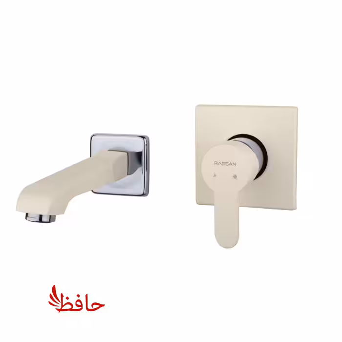 شیر روشویی توکار راسان مدل ویوات فلت شیری کروم