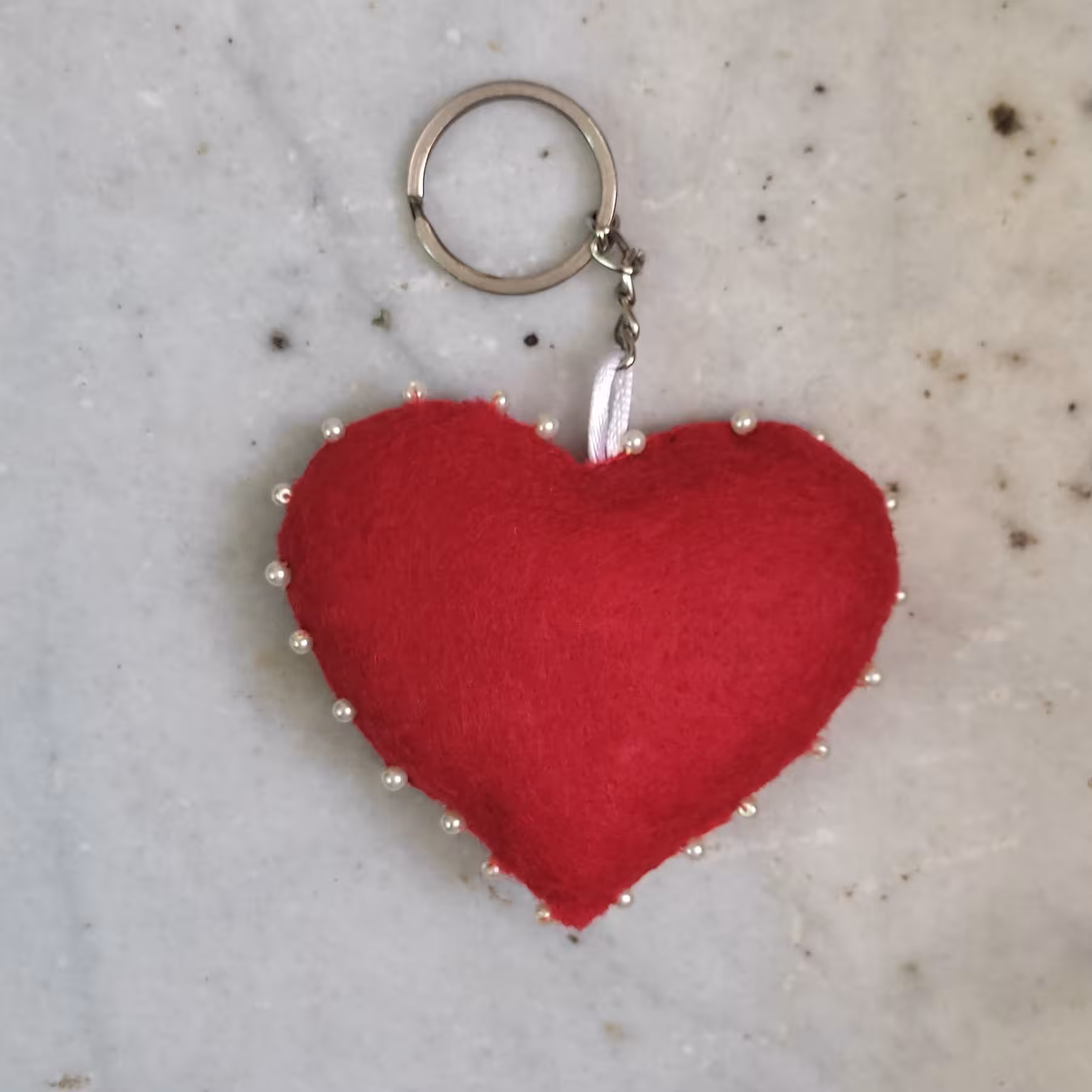 جا کلیدی قلب ولنتاین مروارید دار